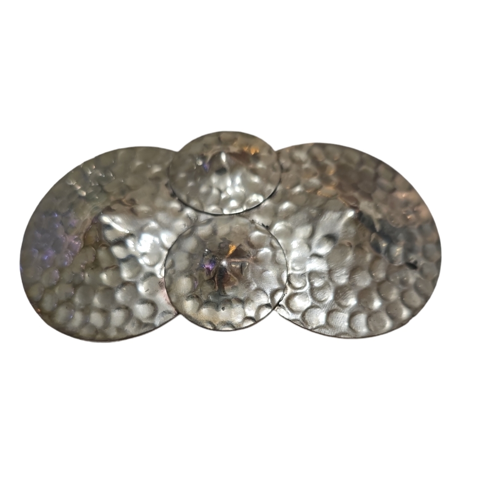 VIntage Hammered Hair Clip L11